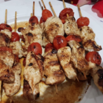 brochettes de poulet grillées