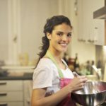 femme, cuisine, idées et astuces