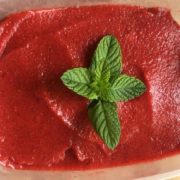 Recette healthy Glace à la fraise
