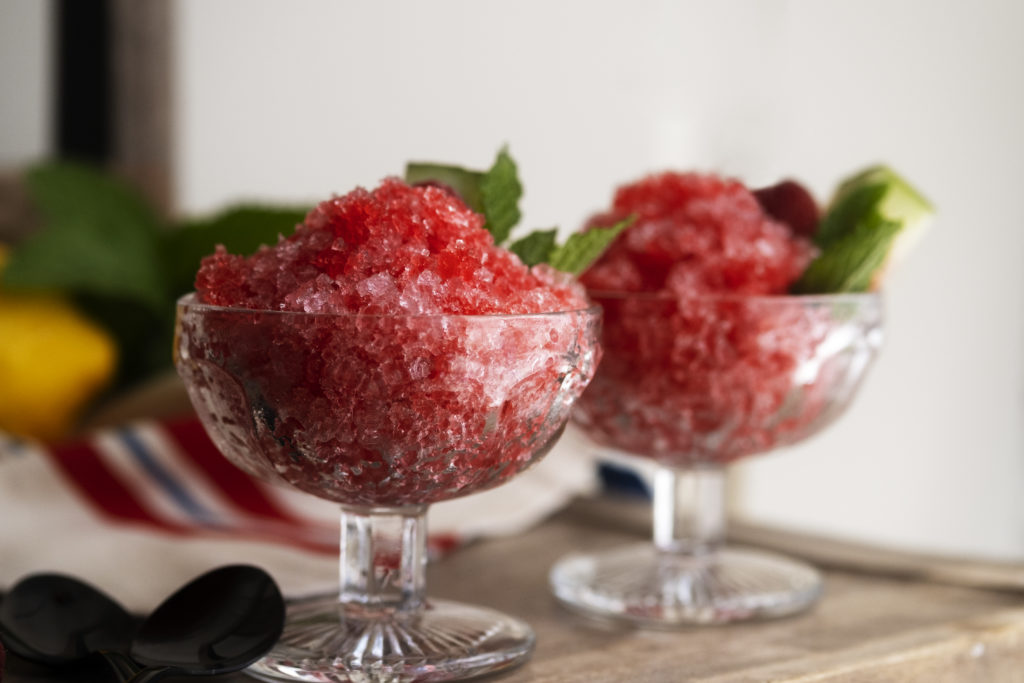 Recette de granita à la pastèque