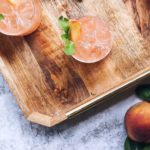 Recette thé glacé healthy à la pêche