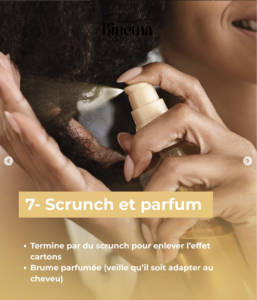 Scrunch et parfum