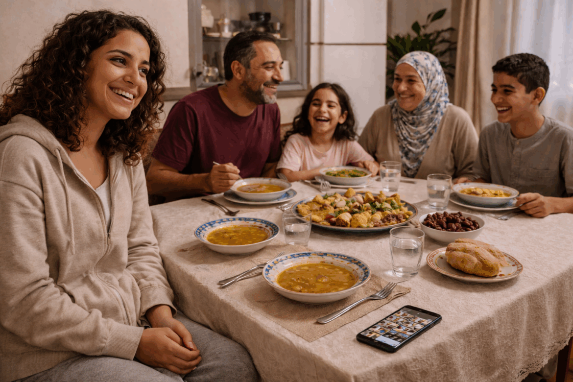 Ramadan : entre ce qu’on poste et ce qu’on vit vraiment رمضان ما هوش كيما تشوفوه كل يوم في إنستاغرام. اكتشف الفرق بين الواقع والستوري، وعِيش الشهر بالهدوء مع عايلتك.